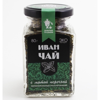 Иван чай Добрые традиции с мятой перечной в гранулах, 80 гр