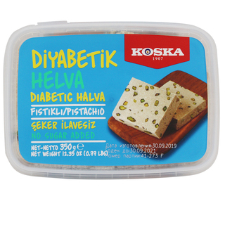 Диабетическая кунжутная халва Koska с фисташками, 350 гр