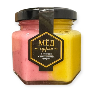 Медовый мусс клюква и апельсин, 180 гр