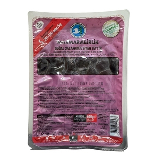 Маслины Marmarabirlik вяленые S в вакууме, 500 гр